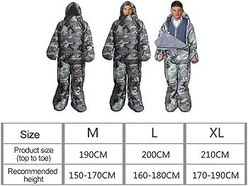 Amazon.co.jp: 人型寝袋 動ける寝袋 寝袋 洗える 人型シュラフ